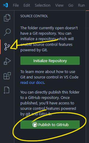 Publish to GitHub